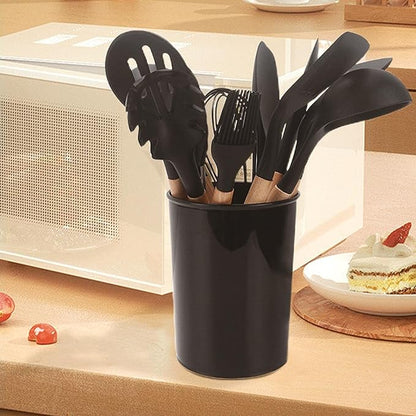 12 Pcs Cooking Utensils Set-A colorful, heat-resistant set designed for safe, non-stick cooking and easy clean-up.